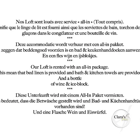 Clara's & Lili's Place By Le Jacquemart Apartamento Hotton